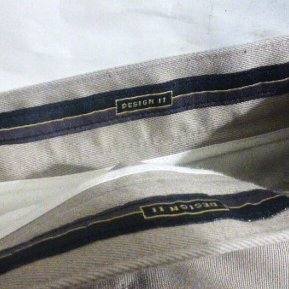 NEW Design It MEN'S PANTS Size 60 Nanotex BIG & TALL 100% Cotton Men's Pants - Picture 10 of 13